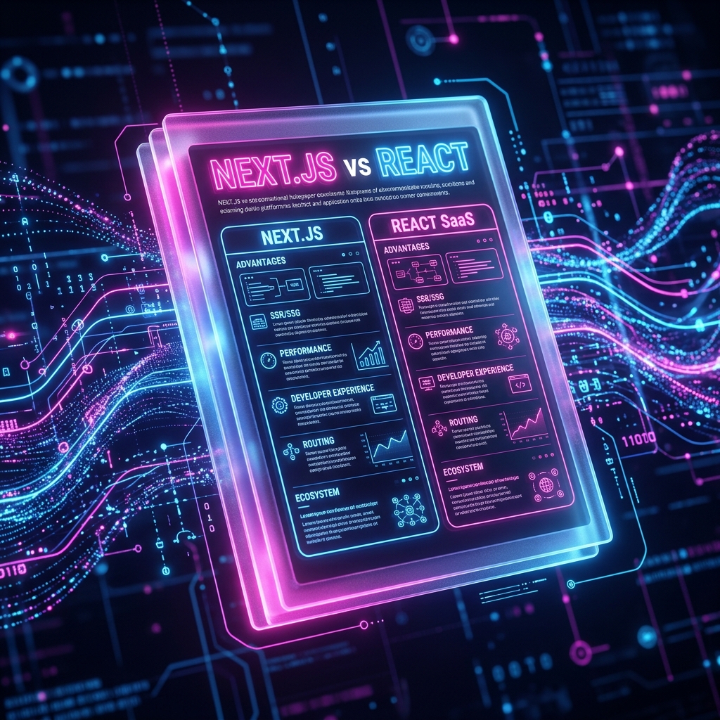 Next.js vs React for SaaS