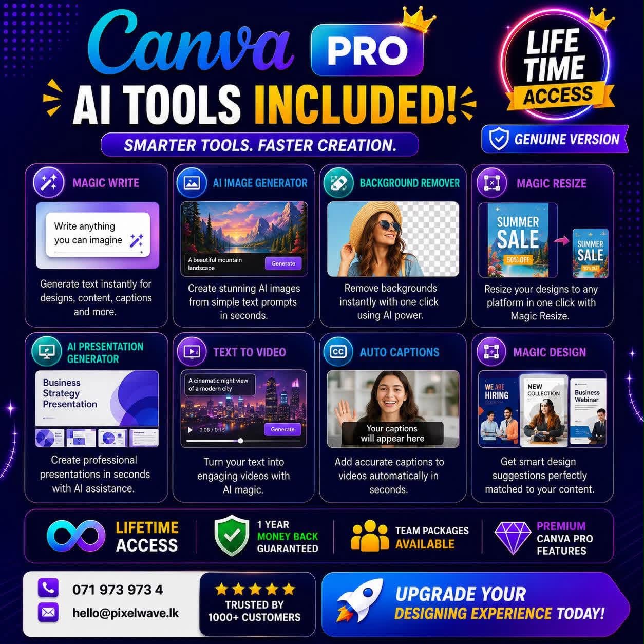 Canva Pro — Full Org Admin Account (1 Year)