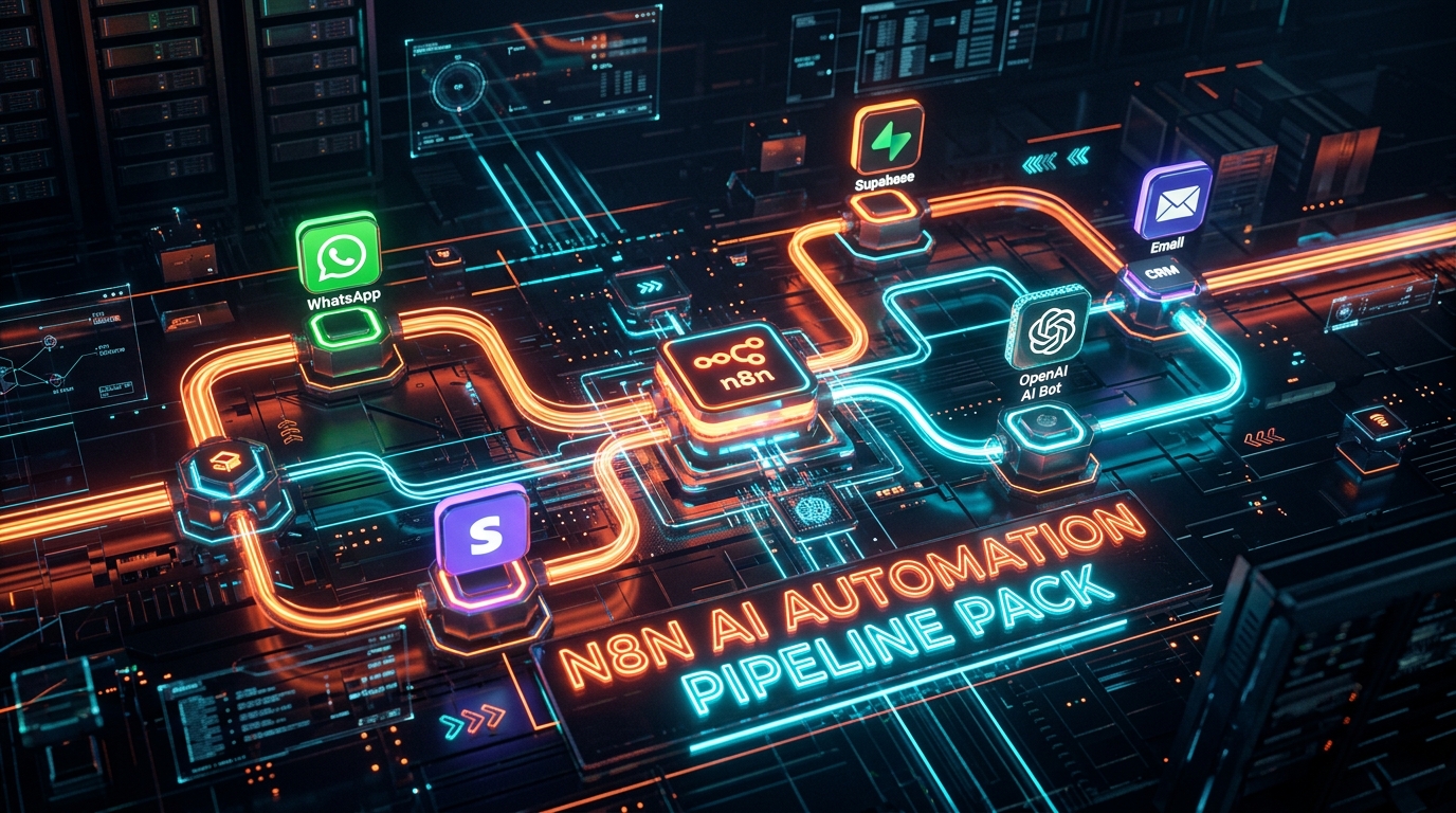 n8n Enterprise Automation Pipeline Pack (15+ Blueprints)